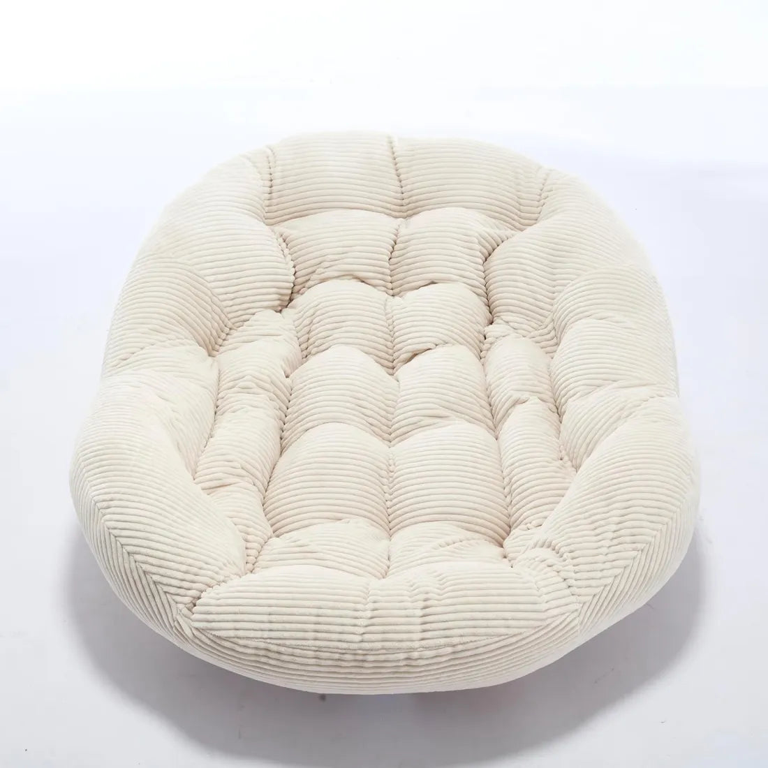 Read, Nap, & Unwind in Cloud-Like Comfort: Extra Wide Rocking Egg Chair with Deep Seat