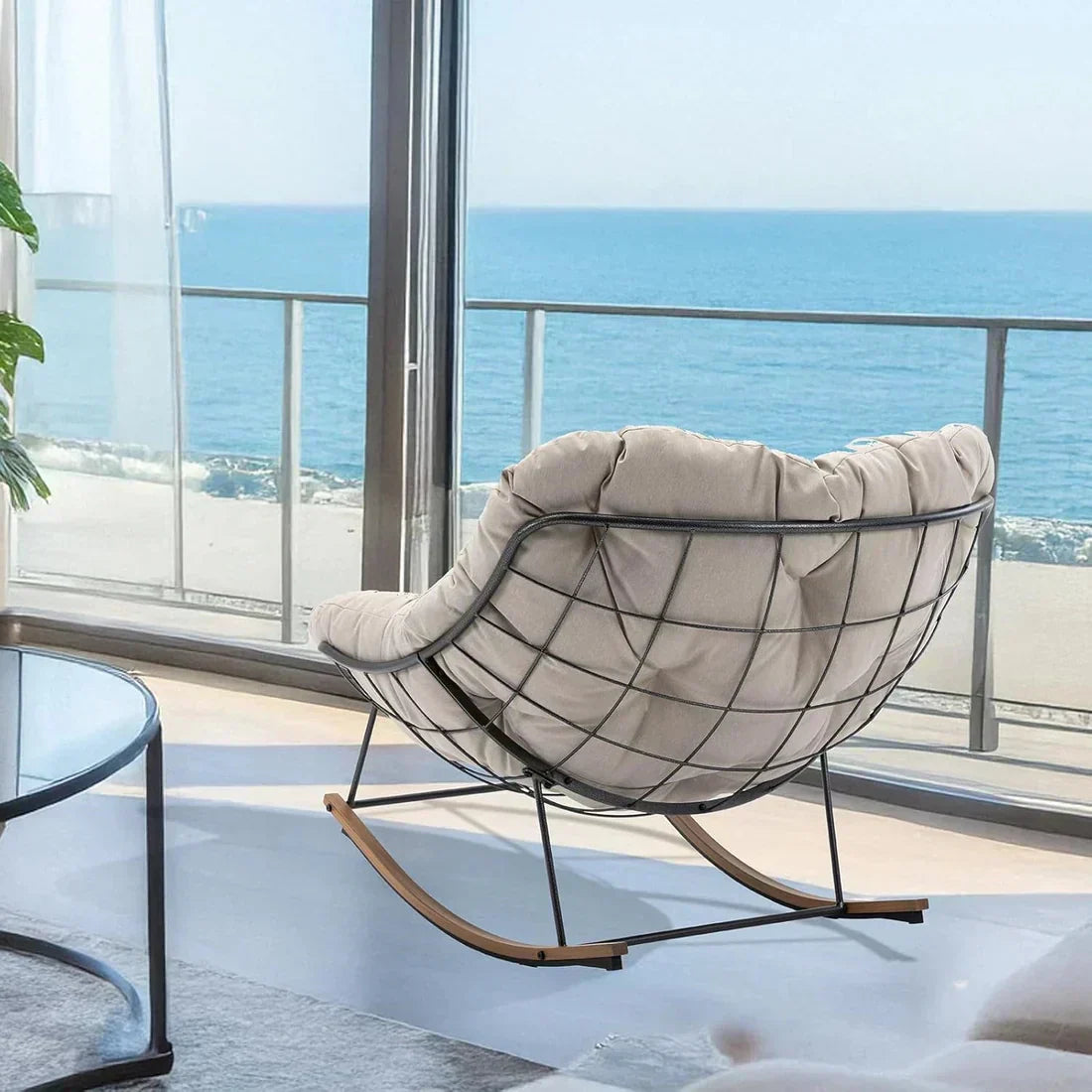 2-in-1 Ergonomic Recliner – Combines Smooth Rocking Motion with Zero-Gravity Lounging & Plush Comfort